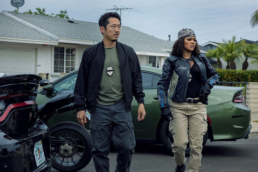 The Rip : Photo Teyana Taylor, Steven Yeun