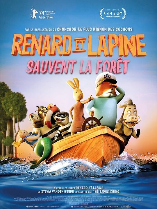 Renard et Lapine sauvent la forêt : Affiche