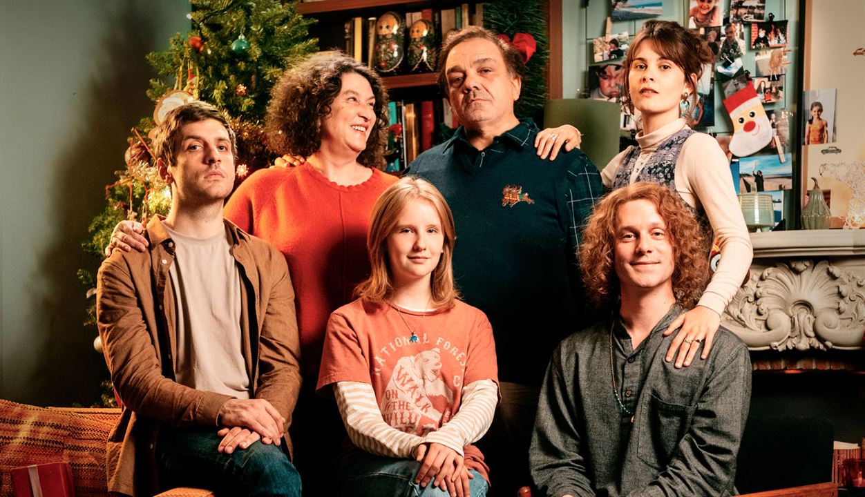 Un Noël en famille : Photo Didier Bourdon, Janaina Halloy Fokan, Jules Sagot, Christophe Montenez, Alice Daubelcour, Noémie Lvovsky