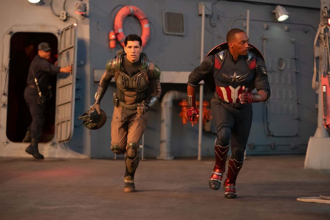 Captain America: Brave New World : Photo Danny Ramirez, Anthony Mackie