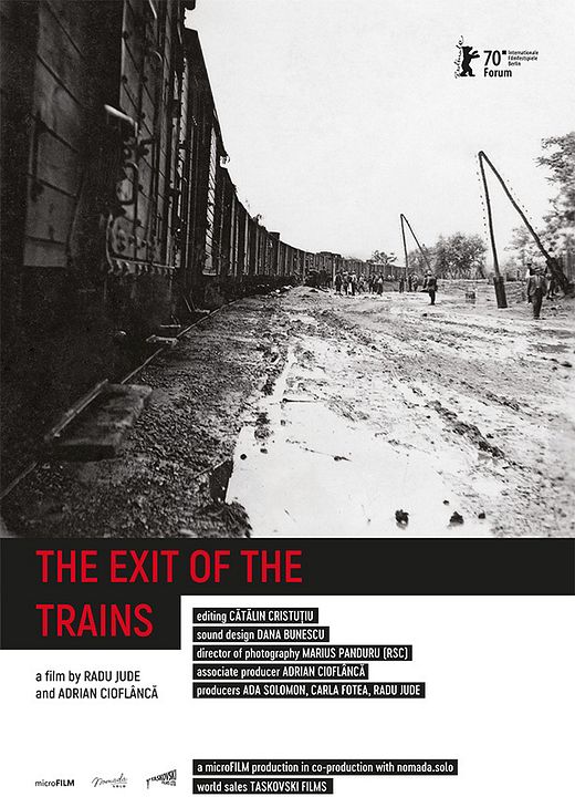The exit of the trains : Affiche