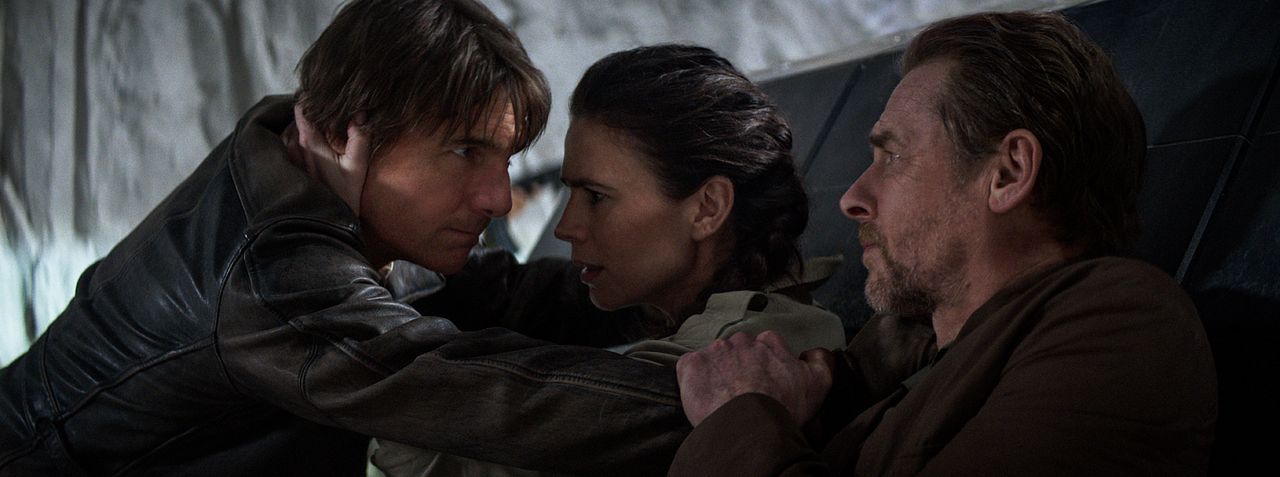 Mission : Impossible – The Final Reckoning : Photo Hayley Atwell, Simon Pegg, Tom Cruise