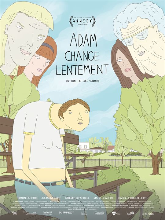 Adam change lentement : Affiche