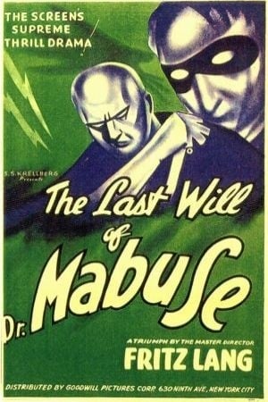 Le Testament du docteur Mabuse : Affiche