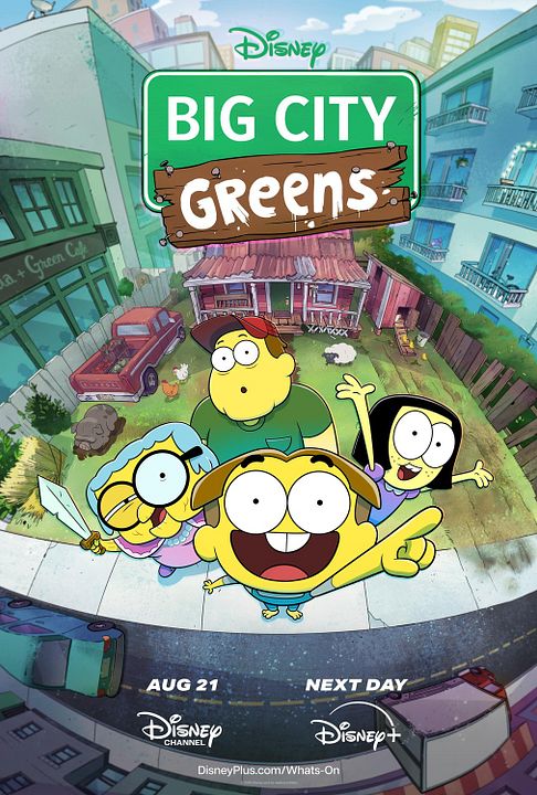 Les Green à Big City : Affiche