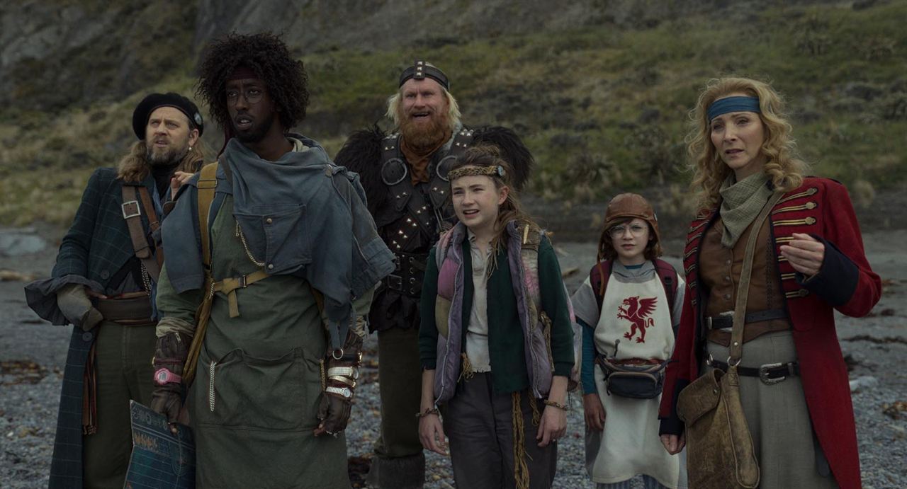 Bandits, bandits : Photo Lisa Kudrow, Tadhg Murphy, Rune Temte, Roger Jean Nsengiyumva, Kiera Thompson, Kal-El Tuck