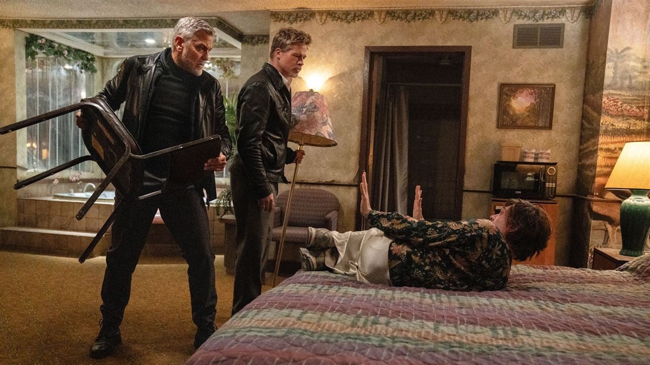 Wolfs : Photo Austin Abrams, Brad Pitt, George Clooney