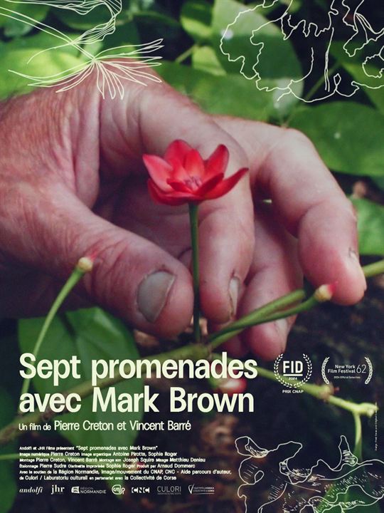 Sept promenades avec Mark Brown : Affiche