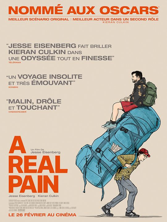 A Real Pain : Affiche