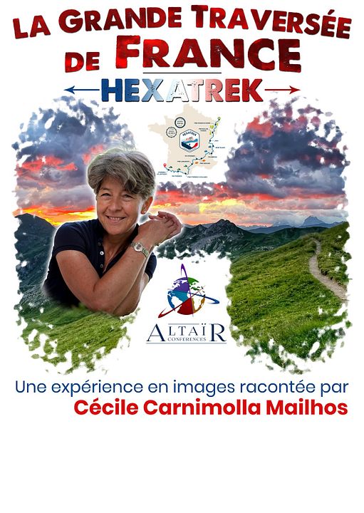 ALTAÏR conférences - Hexatrek, la grande traversée de la France : Affiche