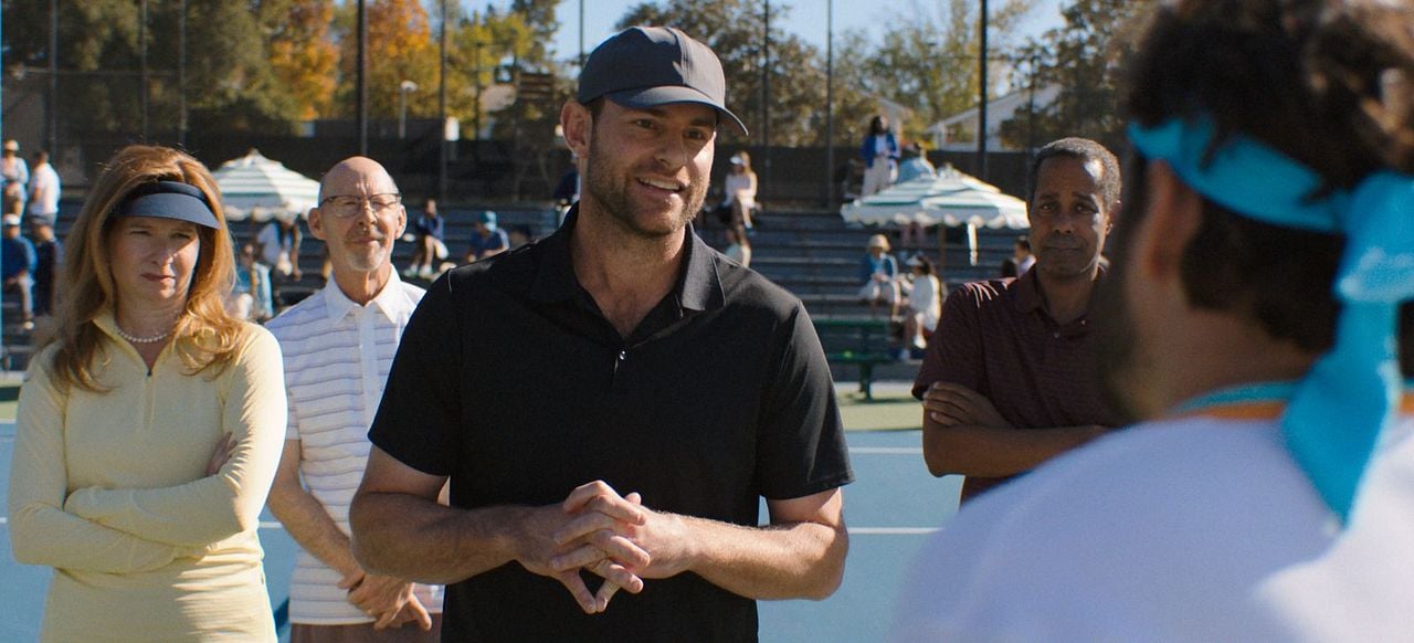 Les Fous du Pickleball : Photo Andy Roddick, Jake Johnson