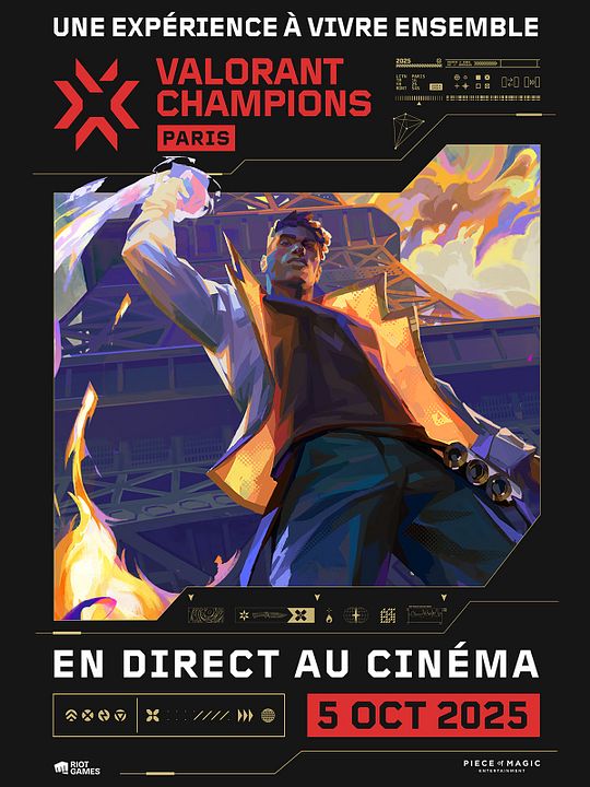 VALORANT Champions Paris 2025 | Finale au Cinéma : Affiche