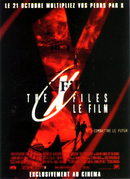 The X Files, le film : Affiche Rob Bowman