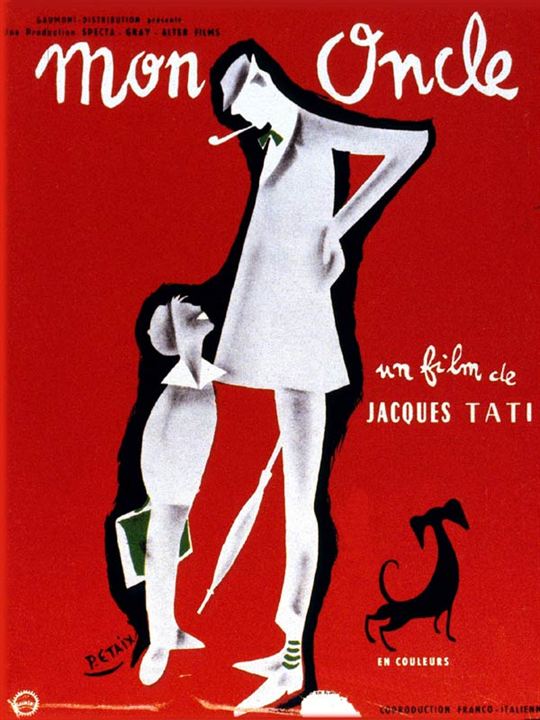 Mon oncle : Affiche Jacques Tati