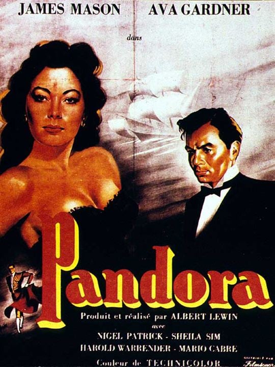 Pandora : Affiche Albert Lewin, James Mason