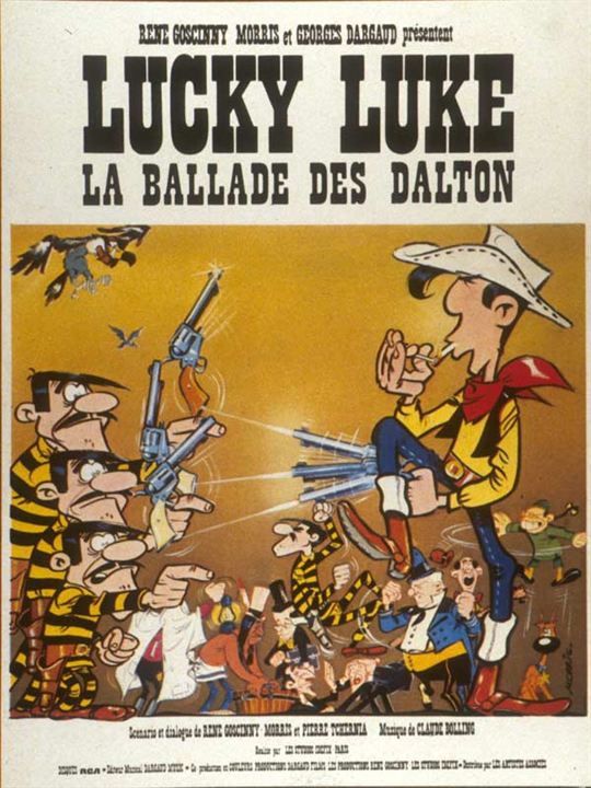 Lucky Luke: La Ballade des Daltons : Affiche