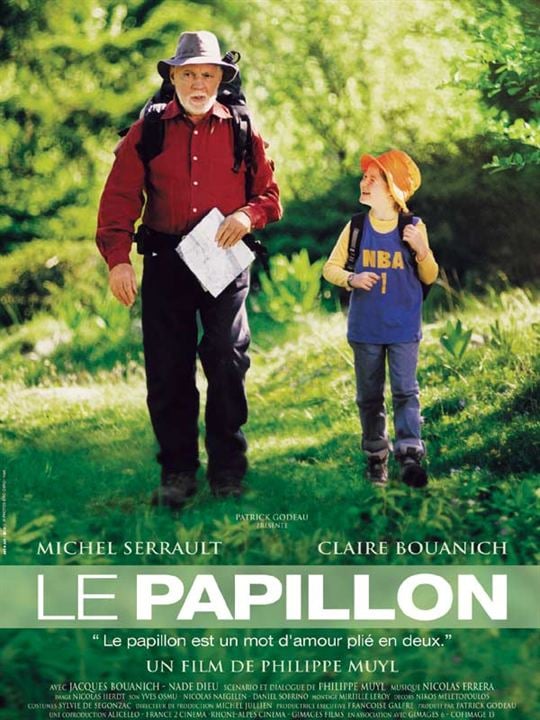 Le Papillon : Affiche Michel Serrault, Claire Bouanich