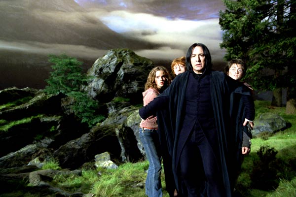Harry Potter et le Prisonnier d'Azkaban : Photo Daniel Radcliffe, Emma Watson, Rupert Grint, Alan Rickman