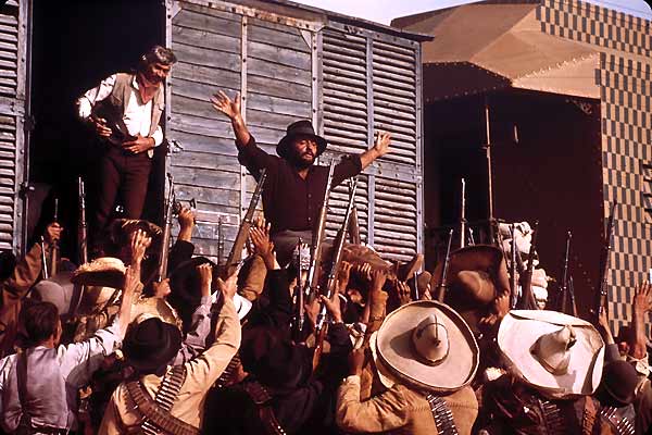 Il était une fois la révolution : Photo Sergio Leone, James Coburn, Rod Steiger