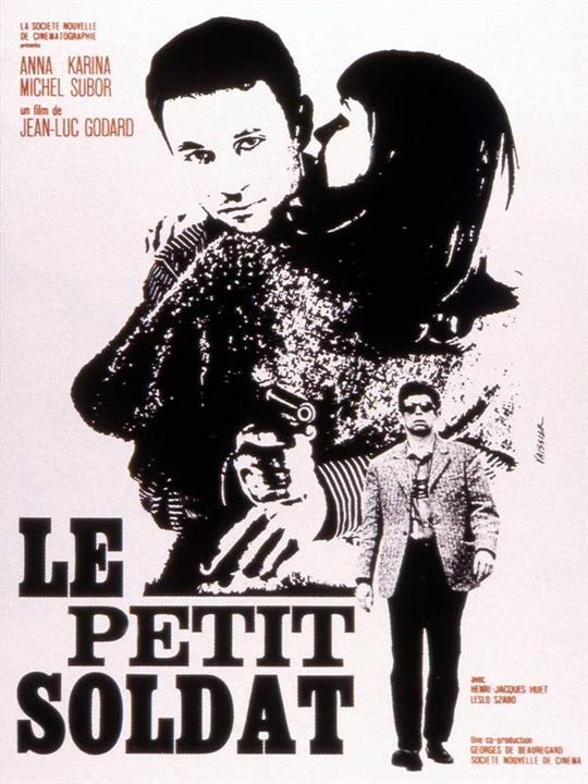 Le Petit Soldat : Affiche Jean-Luc Godard, Michel Subor