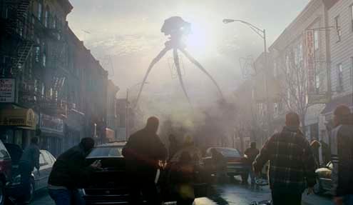 La Guerre des Mondes : Photo Tom Cruise, Steven Spielberg