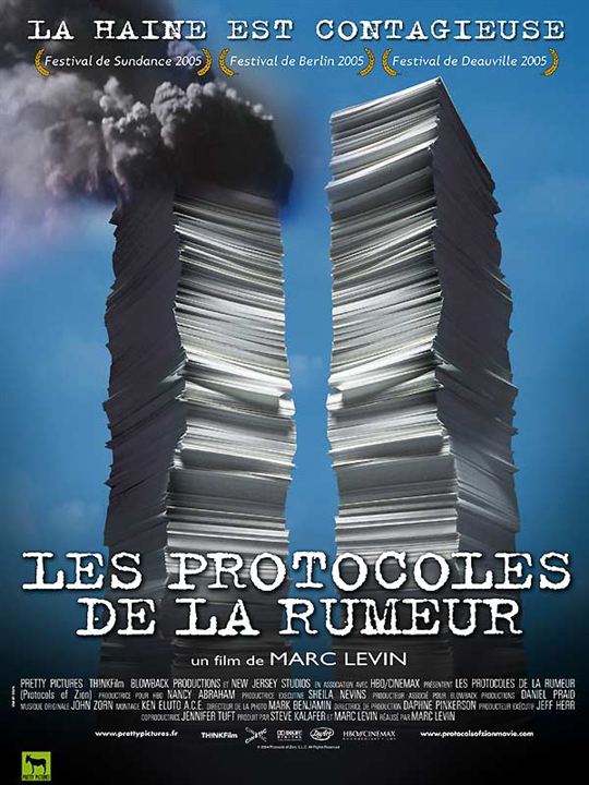 Les Protocoles de la rumeur : Affiche Marc Levin
