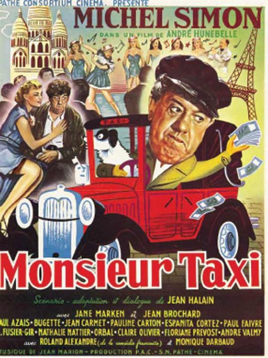 Monsieur Taxi : affiche André Hunebelle, Michel Simon
