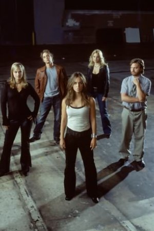 Photo Jessica Collins, Shawn Reaves, A.J. Cook, Zach Galifianakis, Eliza Dushku