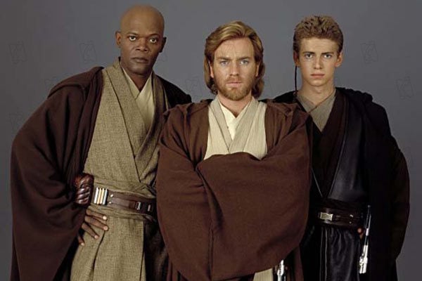Star Wars : Episode II - L'Attaque des clones : Photo Samuel L. Jackson, Ewan McGregor, Hayden Christensen
