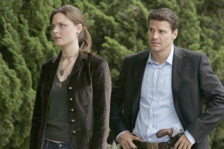 Photo David Boreanaz, Emily Deschanel