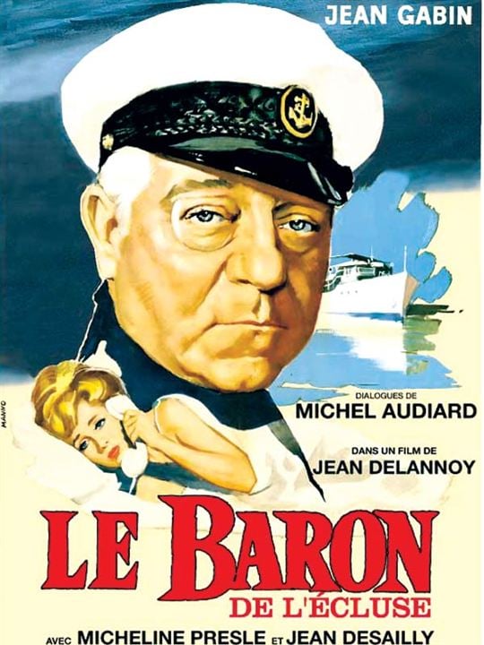 Le Baron de l'écluse : Affiche Jean Gabin, Jean Delannoy