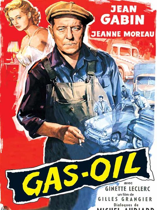 Gas-oil : Affiche Gilles Grangier, Jean Gabin