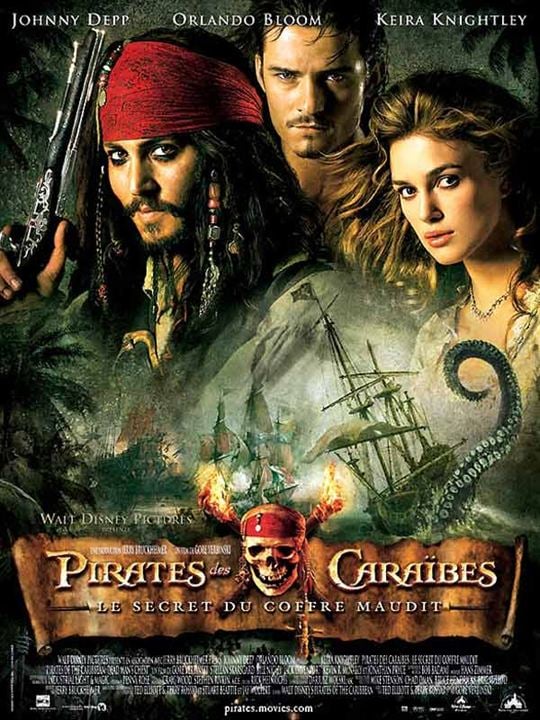Pirates des Caraïbes : le Secret du Coffre Maudit : Affiche Keira Knightley