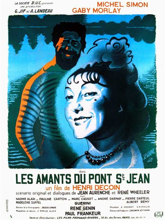 Les Amants du pont Saint-Jean : Affiche Henri Decoin