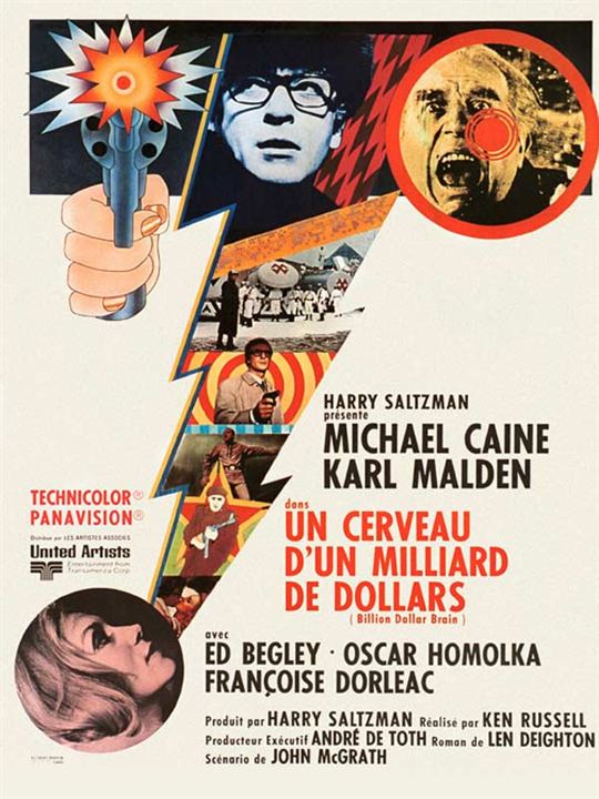 Un cerveau d'un milliard de dollars : Affiche Ken Russell