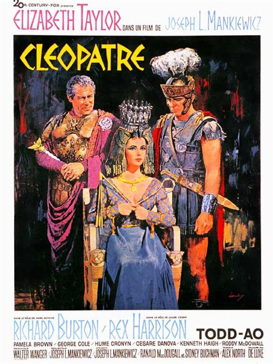 Cléopâtre : Affiche Joseph L. Mankiewicz
