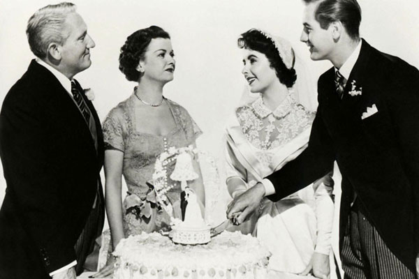 Le Père de la mariée : Photo Elizabeth Taylor, Spencer Tracy, Joan Bennett, Don Taylor