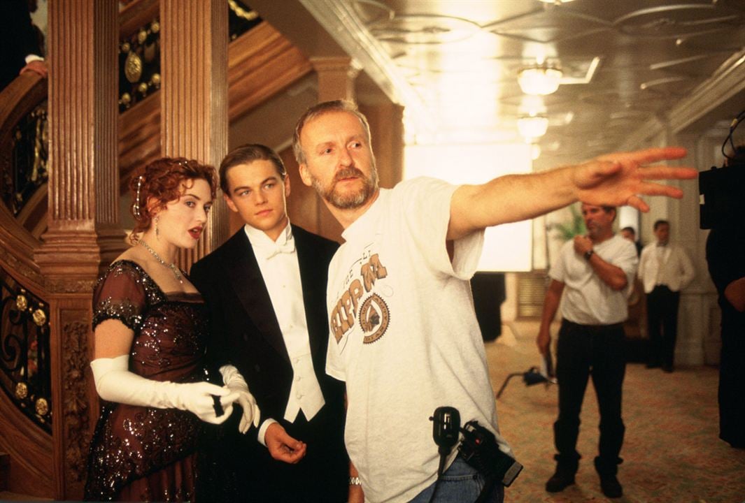 Titanic : Photo James Cameron, Leonardo DiCaprio, Kate Winslet