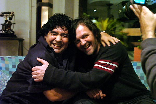 Maradona par Kusturica : Photo Emir Kusturica, Diego Maradona