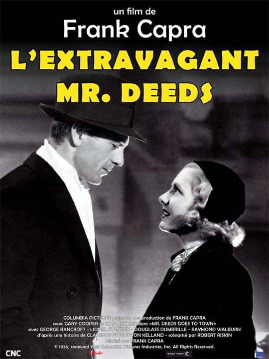 L'Extravagant Mr. Deeds : Affiche