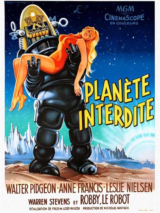 Planète interdite : Affiche Fred M. Wilcox