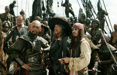 Pirates des Caraïbes : Jusqu'au Bout du Monde : Photo Johnny Depp, Chow Yun-Fat, Geoffrey Rush, Gore Verbinski