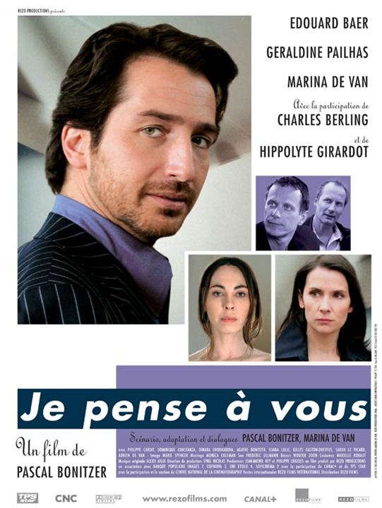 Je pense à vous : Affiche