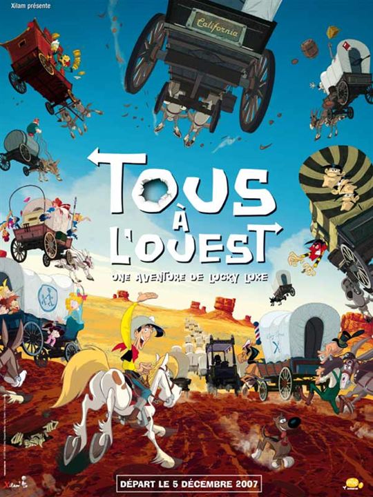 Tous à l'Ouest : une aventure de Lucky Luke : Affiche Olivier Jean-Marie