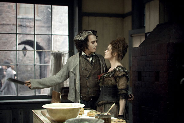 Sweeney Todd, le diabolique barbier de Fleet Street : Photo Johnny Depp, Helena Bonham Carter