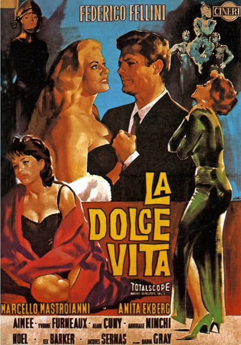 affiche du film la dolce vita photo 32 sur 32 allociné
