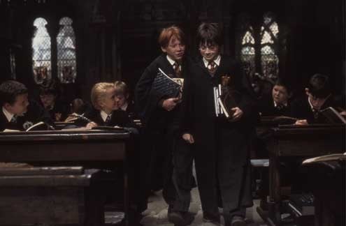 Harry Potter à l'école des sorciers : Photo Tom Felton, Rupert Grint, Daniel Radcliffe, Chris Columbus