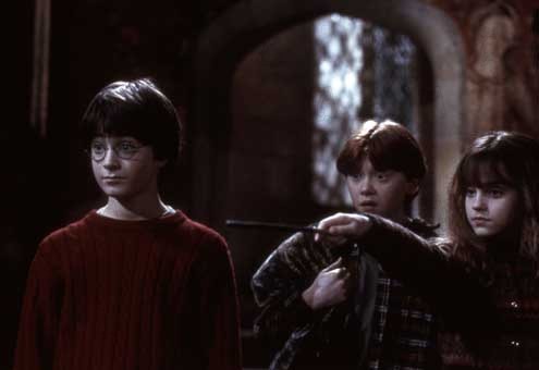 Harry Potter à l'école des sorciers : Photo Chris Columbus, Daniel Radcliffe, Emma Watson, Rupert Grint