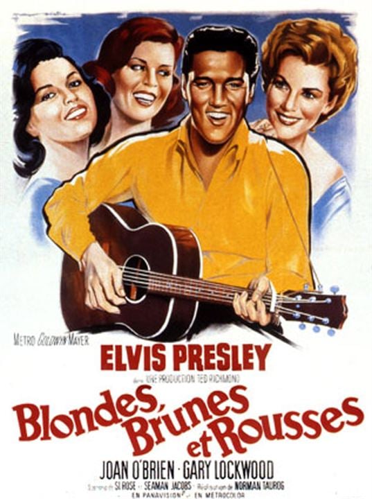 Blondes, brunes, rousses : Affiche Vicky Tiu, Norman Taurog, Elvis Presley, Joan O'Brien