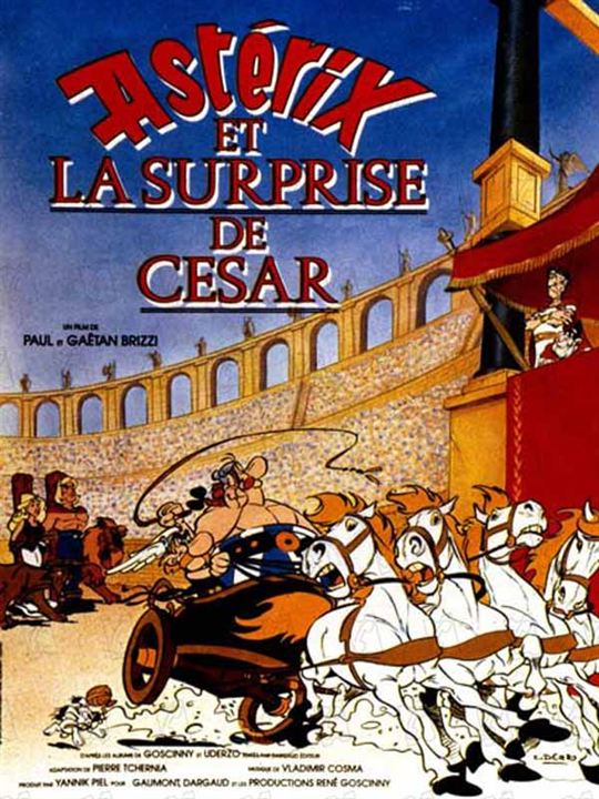 Astérix et la surprise de César : Affiche Gaëttan Brizzi, Paul Brizzi